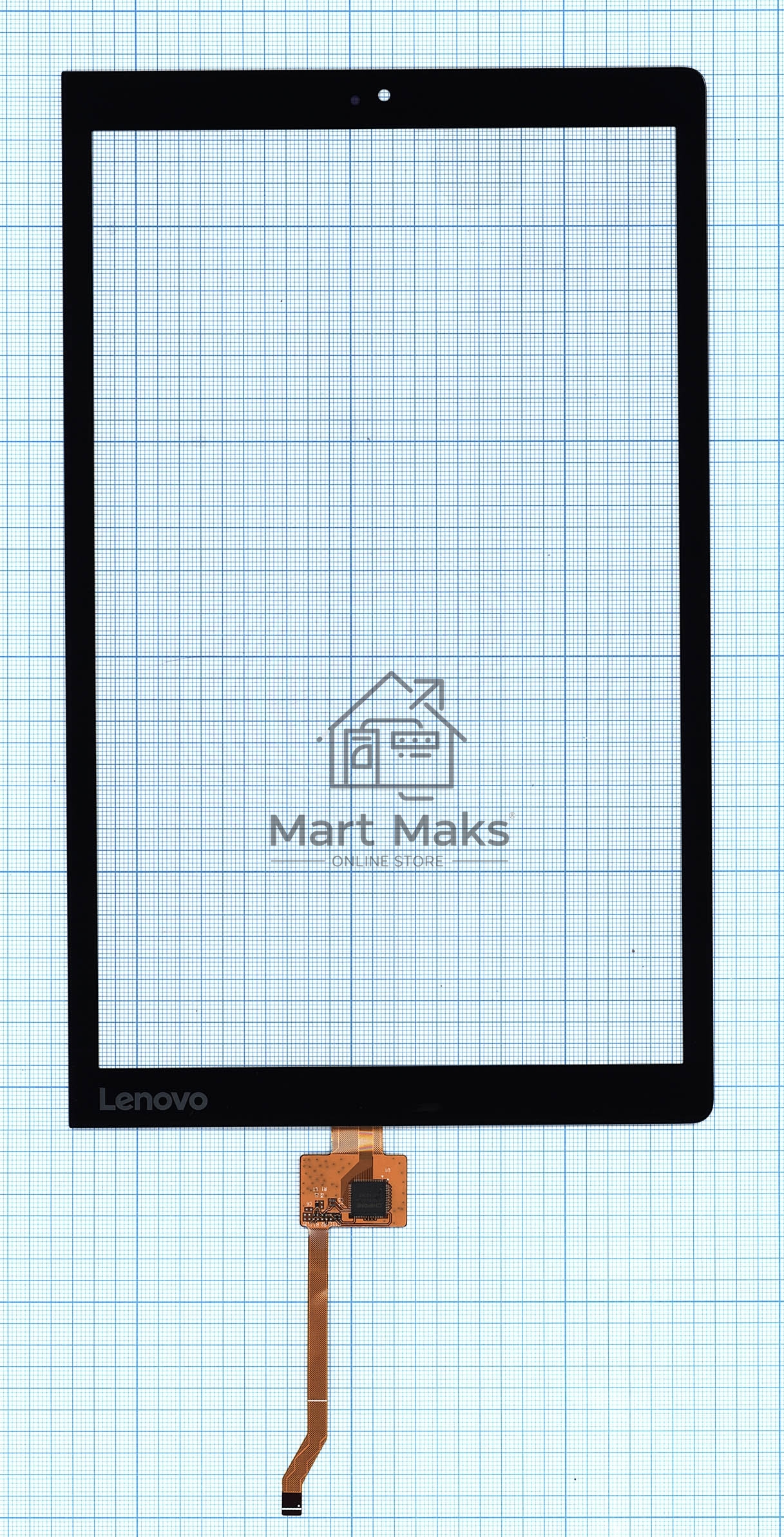 Сенсорное стекло (тачскрин) для Lenovo Yoga Tab 3 Pro (2016) YT3–X90, черное