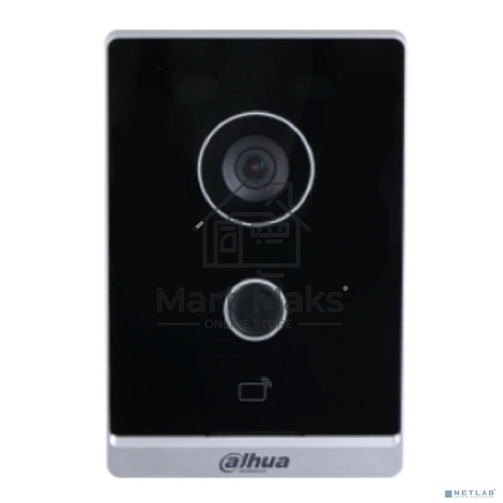 Вызывная панель DAHUA DHI-VTO2211G-P-S2 с разрешением камеры 2мп и CMOS сенсором, WDR, слот для SD карты до 256Гб, IP65, питание DC 12V/PoE