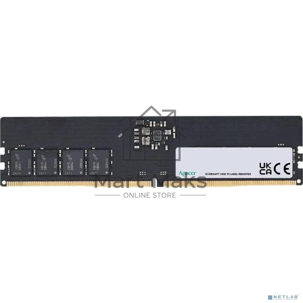 Оперативная память Apacer, DDR5, 8GB (1x8GB), 5600MHz, CL40, DIMM, ECC