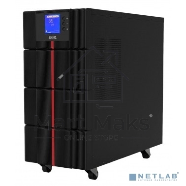 Источник бесперебойного питания Powercom MACAN, On-Line, 6000VA / 6000W, Tower, IEC, LCD, Serial+USB, SmartSlot, подкл. доп. батарей
