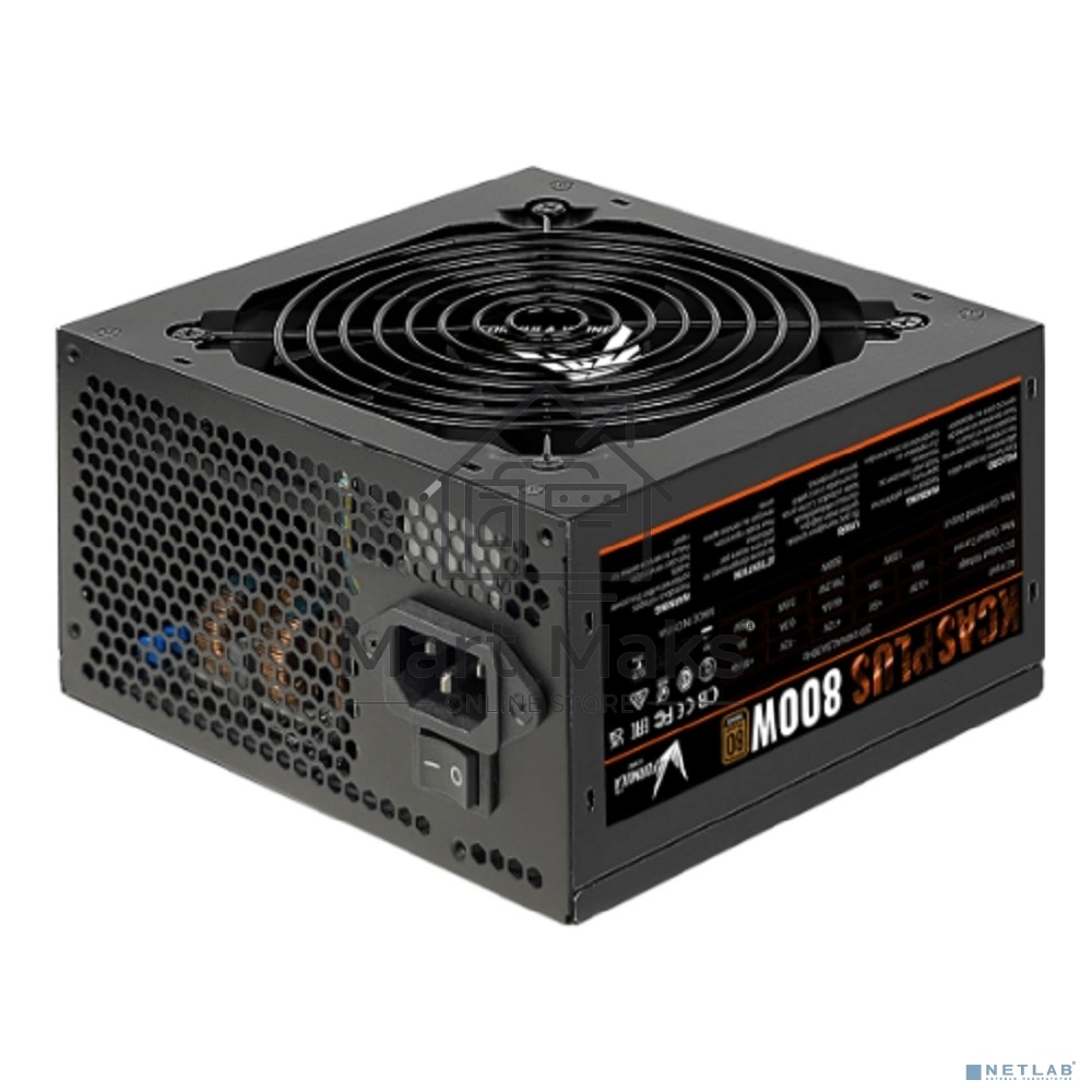 Блок питания Aerocool / Formula KCAS-800W, 800Вт, PLUS 80 PLUS Bronze, 120мм, черный