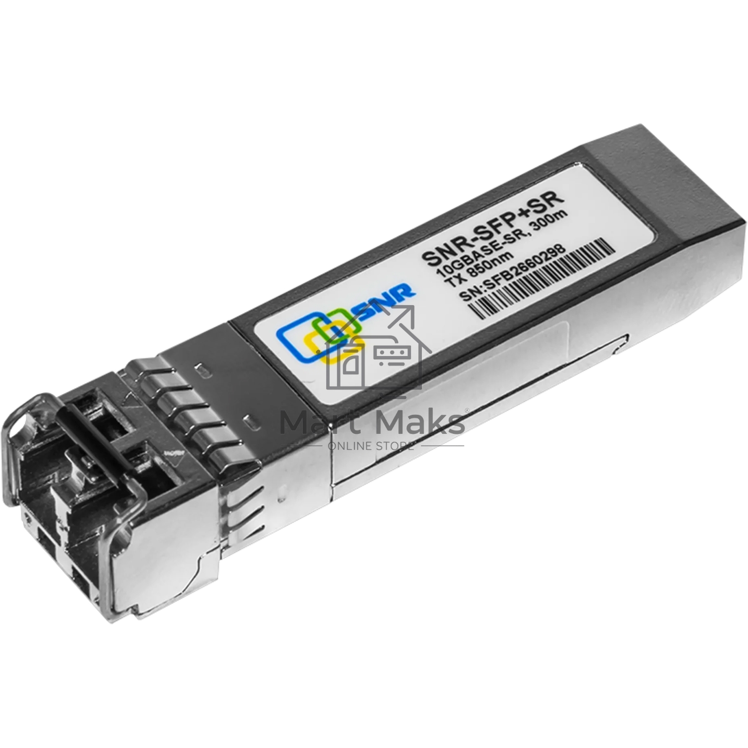 Модуль SNR Оптический модуль SFP+ 10GBASE-SR/SW, MMF, LC duplex, 850нм, up to 300м (5dB), DDMI