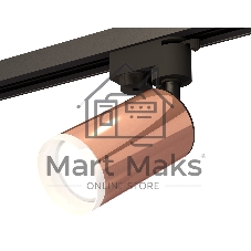 Светильник Ambrella light XT6326012 PPG/SBK/FR золото розовое полированное/черный песок/белый матовый MR16 GU5.3