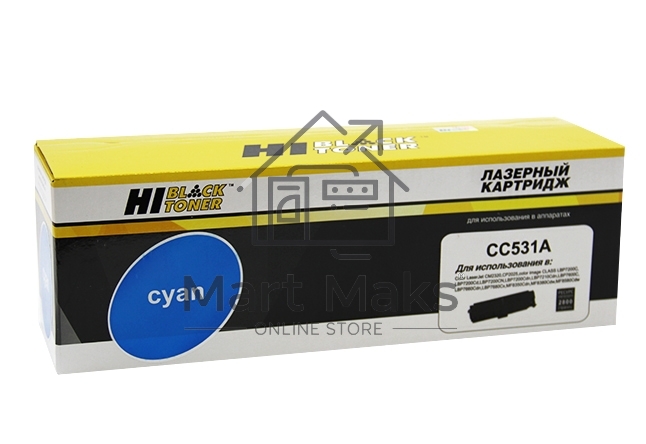 Картридж HP CLJ CP2025/CM2320/Canon LBP7200 (Hi-Black) CC531A/№ 718, C, 2,8K