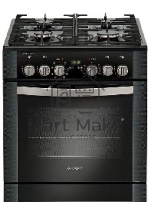Плита комбинированная Gefest 6502-03 0044 черный, конфорок 4 газовых, духовка 55 л, 60 см x 85 см x 60 см