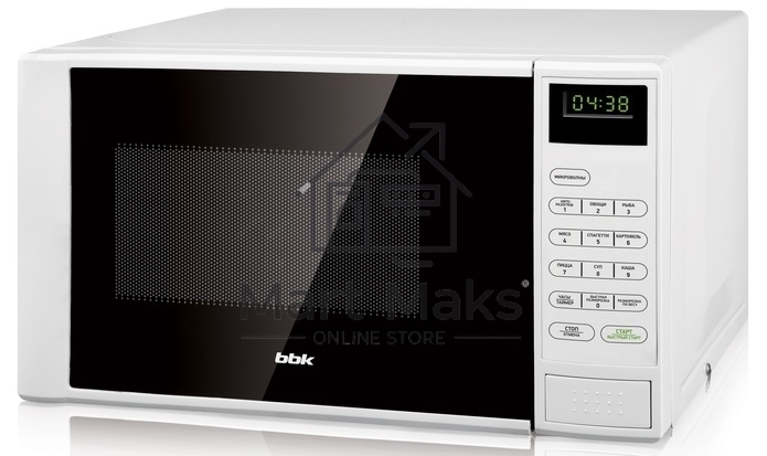 Микроволновая печь BBK 20MWS-728S/W 20л. 700Вт белый