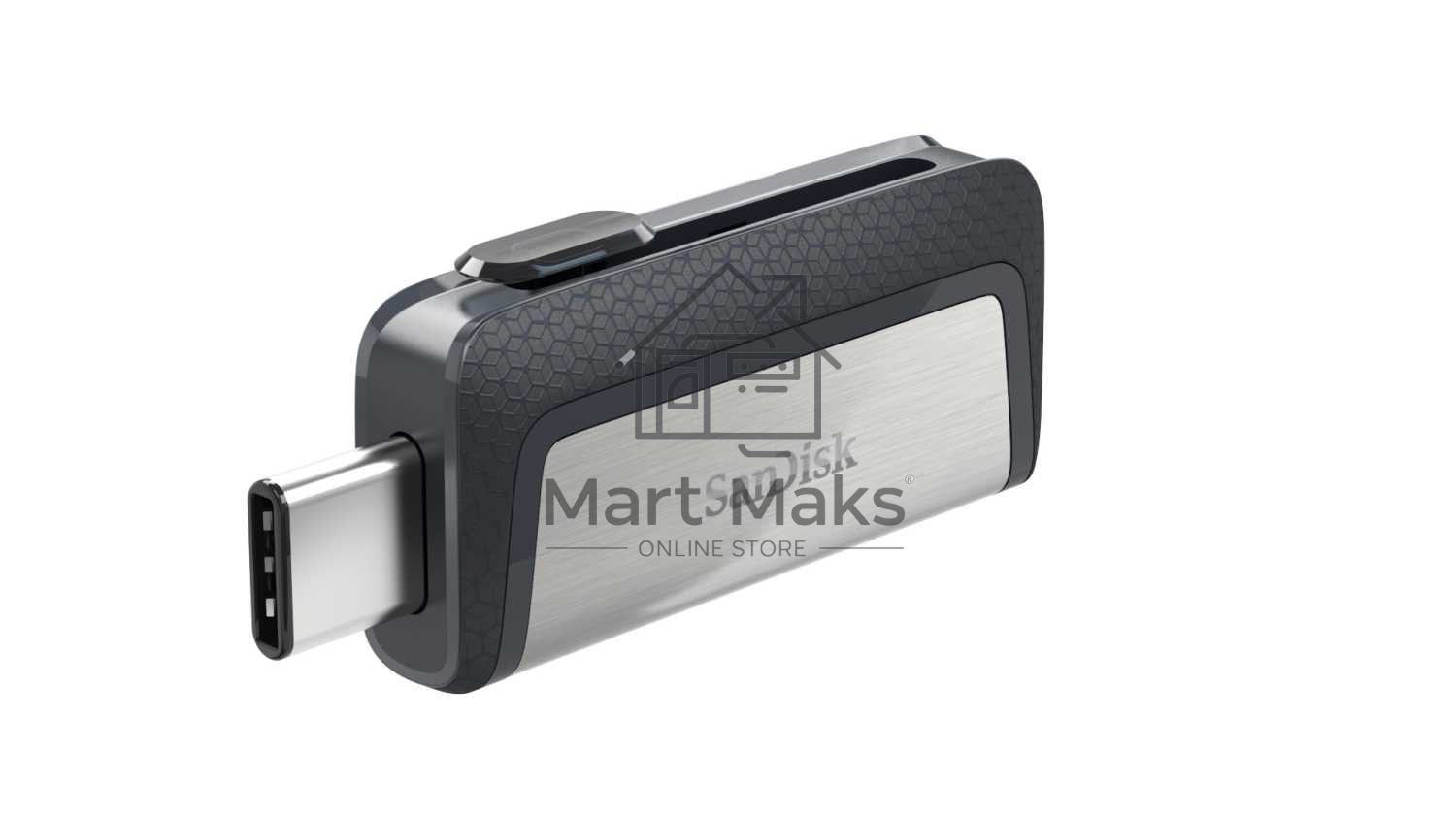 Флешка USB R/W 128GB SanDisk Ultra Dual Drive, USB 3.0 - USB Type-C