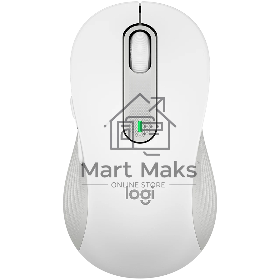 Мышь беспроводная Logitech Signature M650 L белый, 4000 dpi, радиоканал, Bluetooth, USB, кнопки - 5