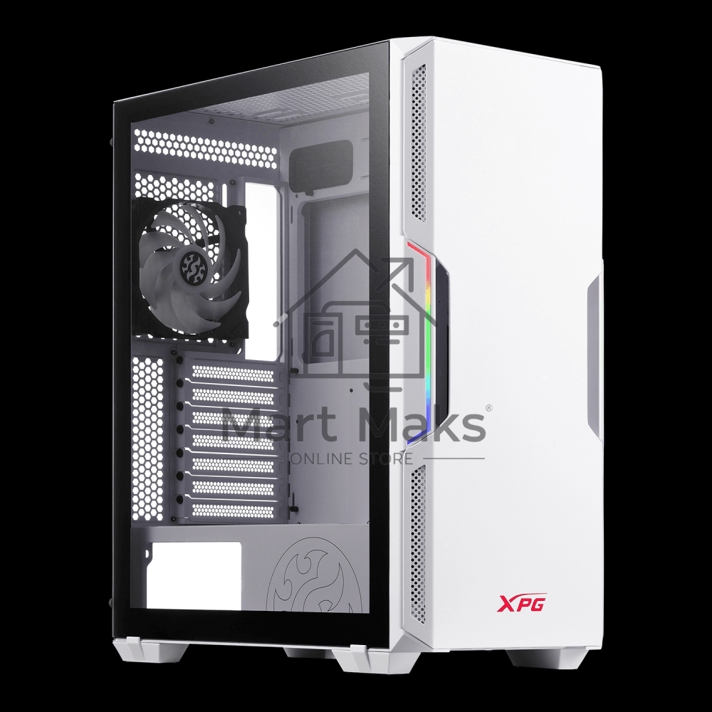 Компьютерный корпус ADATA XPG STARKER белый Mid-Tower, Micro-ATX, Mini-ITX, Standard-ATX, USB 3.2 Gen1 Type-A