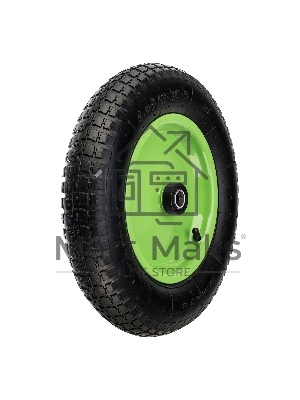 Колесо пневматическое Сибртех 3.25/3-8, длина оси 65мм,подшипник 20мм