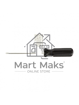 Отвертка PH0х75 мм, углеродистая сталь, черная пластиковая рукоятка Sparta