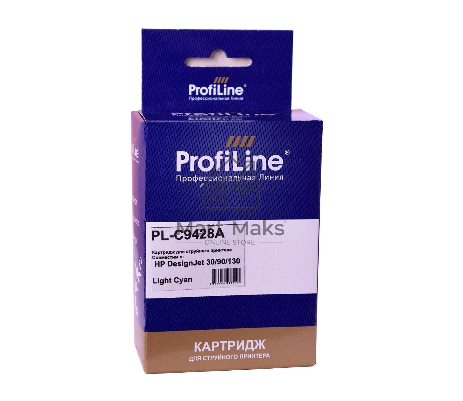 Картридж струйный ProfiLine PL-C9428A (№85) для принтеров HP DesignJet 30/90/130 с чернилами Light Cyan