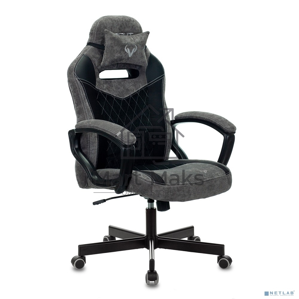 Кресло игровое Бюрократ VIKING 6 KNIGHT B FABRIC черный крестовина металл/пластик