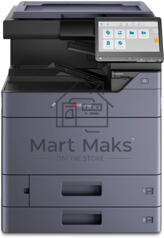 МФУ лазерный Kyocera TASKalfa 2554ci (1102YP3NL0/1102YP3NLV), A3, цветной, печ. до 25 стр/мин. (А4 ч/б) до 12 стр/мин. (А4 цвет), скан. до 200 стр/мин (двустороннее), 1200 x 4800 dpi (печать) 600x600dpi (скан.), USB, Ethernet, без крышки/тонера