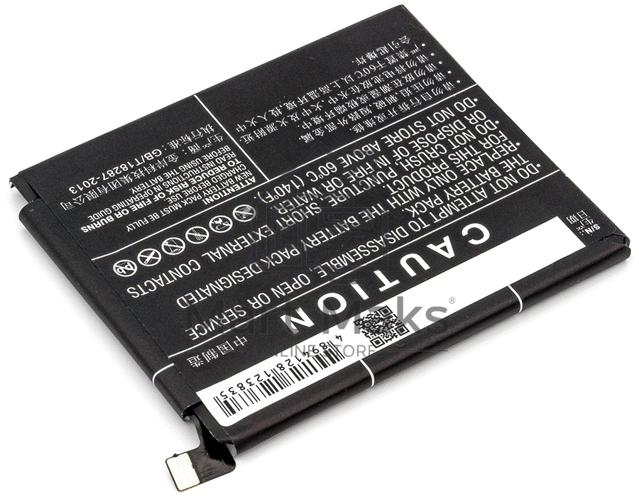Аккумулятор CameronSinoCS-MUM412XL BN43 для Xiaomi Redmi Note 4X (Ch.Version) 3.85V / 4000mAh / 15.40Wh