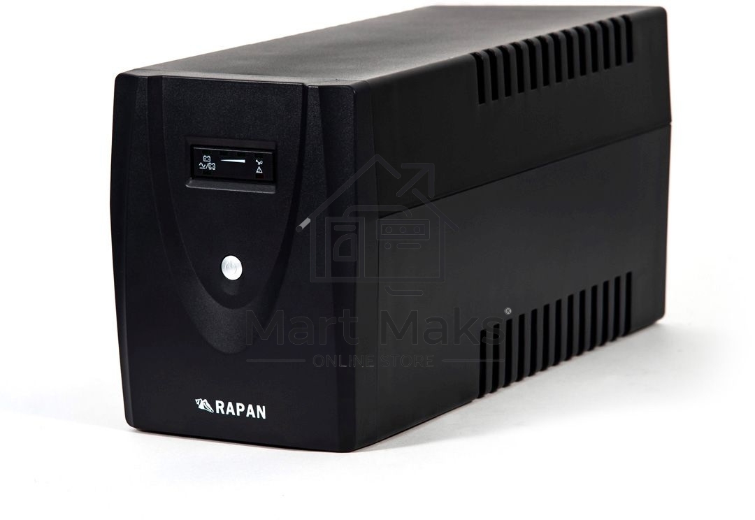 Источник бесперебойного питания RAPAN-UPS 600 220В 600В.А/350Вт меандр с АКБ 7А.ч интерактивный Бастион 739
