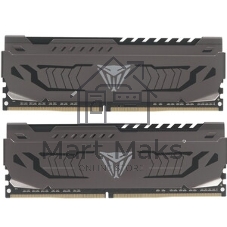 Оперативная память Patriot Viper Steel, DDR4, 32GB (2x16 GB), 3200 MHz, CL16, DIMM, радиатор, черный
