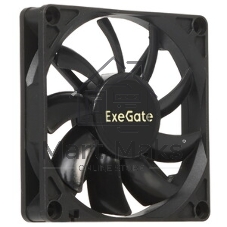 Вентилятор для корпуса ExeGate EX08015B4P-PWM черный, 80 мм, 2500 об/мин, 25 дБ, 4 pin