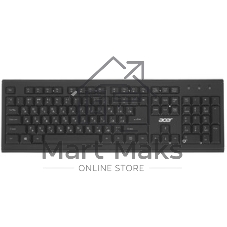 Комплект клавиатура+мышь Acer OKR120 беспроводной, USB, 1600 DPI, чёрный