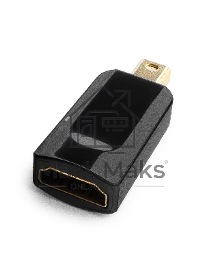 Переходник miniDisplayPort - HDMI, Cablexpert A-mDPM-HDMIF-01, 20M/19F, черный, пакет