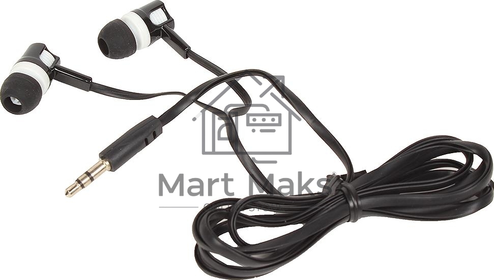 Наушники Defender вставки Basic 609 черный/белый