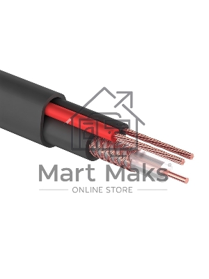 Кабель КВК-П-2 +2x0,75 мм² (Cu/CCA) (96) черный (бухта 200 м) PROconnect