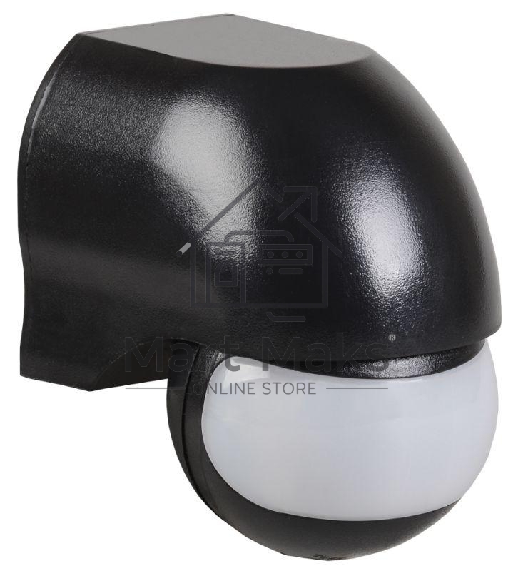 Датчик движения Iek LDD10-010-1100-002ДД 010 черный, макс. нагрузка 1100Вт, угол обзора 180град., дальность 10м, IP44, ИЭК