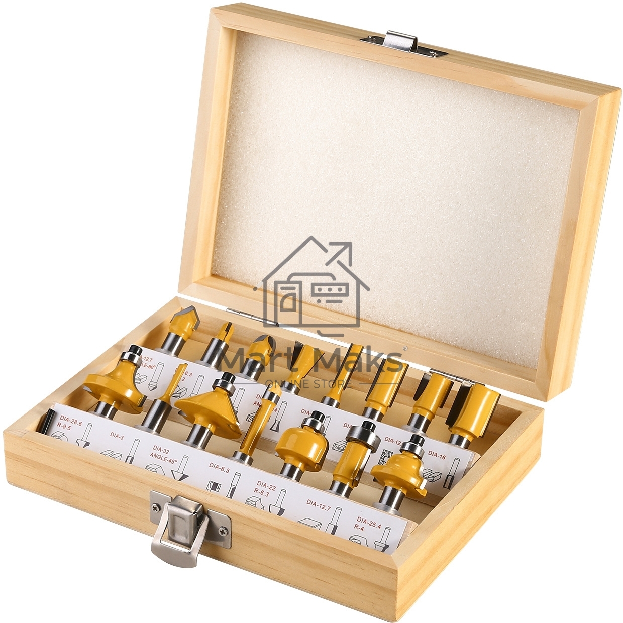 Набор фрез Deko DH16 065-0790