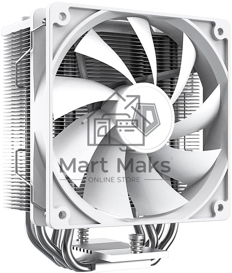 Кулер ID-COOLING SE-214-XT ARGB белый 120мм алюминий+медь 1500rpm 27db 4-pin 180W 150мм