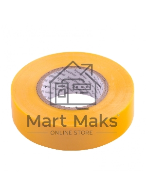 Изолента ПВХ Matrix 19 мм х 20 м, желтая, 150мкм