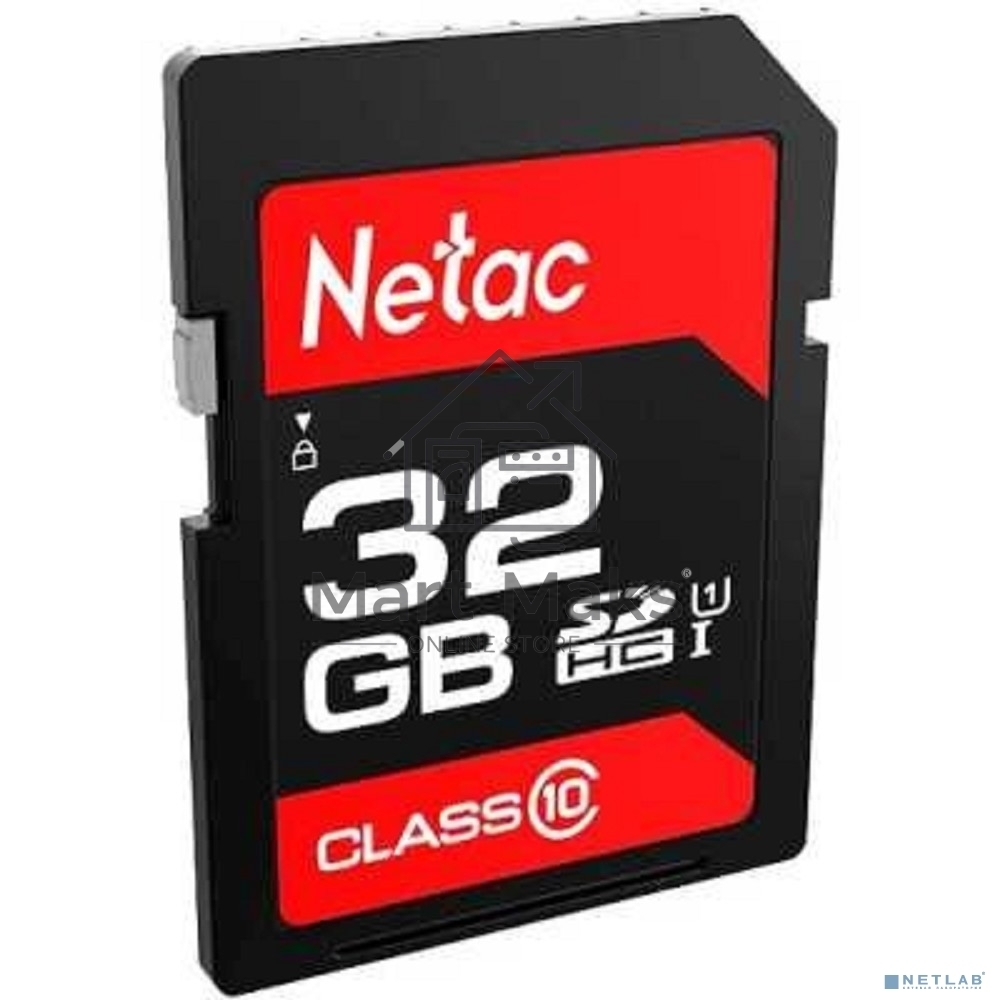 Флеш карта SDHC 32GB Netac Class 10 UHS-I U1 P600 NT02P600STN-032G-R