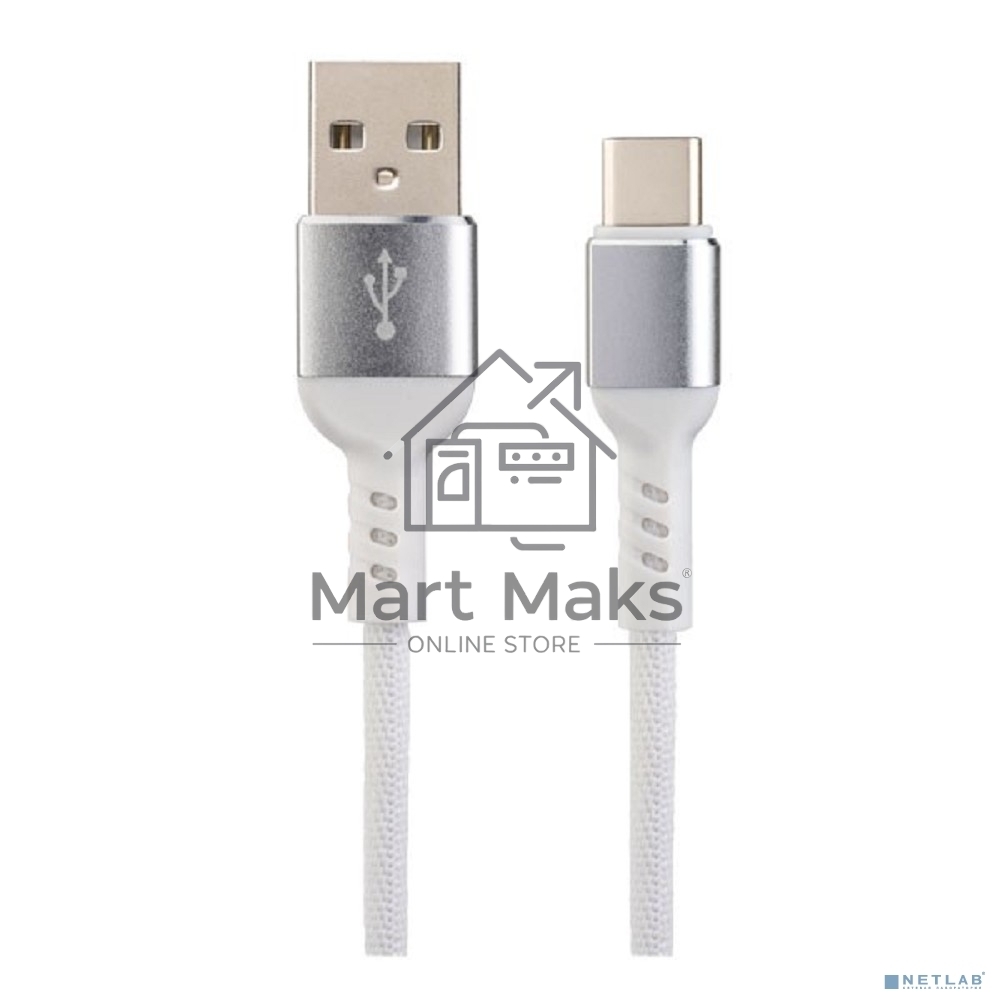 Кабель PERFEO USB2.0 A вилка - USB Type-C вилка, белый, длина 1 м, бокс (U4906)