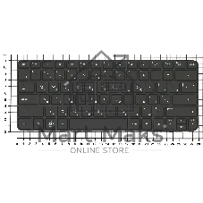 Клавиатура для ноутбука HP Pavilion DM1-3000 DM1-4000 черная
