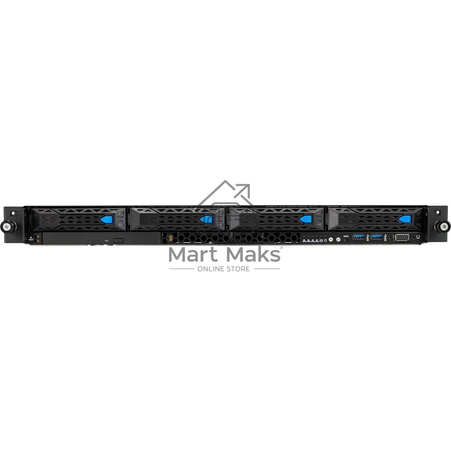Платформа Asus RS300-E11-RS4 1U, LGA1200, 4xDDR4, 4x3.5 (1xSFF8643, 2xOcuLink on the backplane,), DVDRW, 2x1GbE, 1xM.2 SATA/PCIE 2280, optional ASMB10-iKVM, HDMI (from CPU), 2x450W