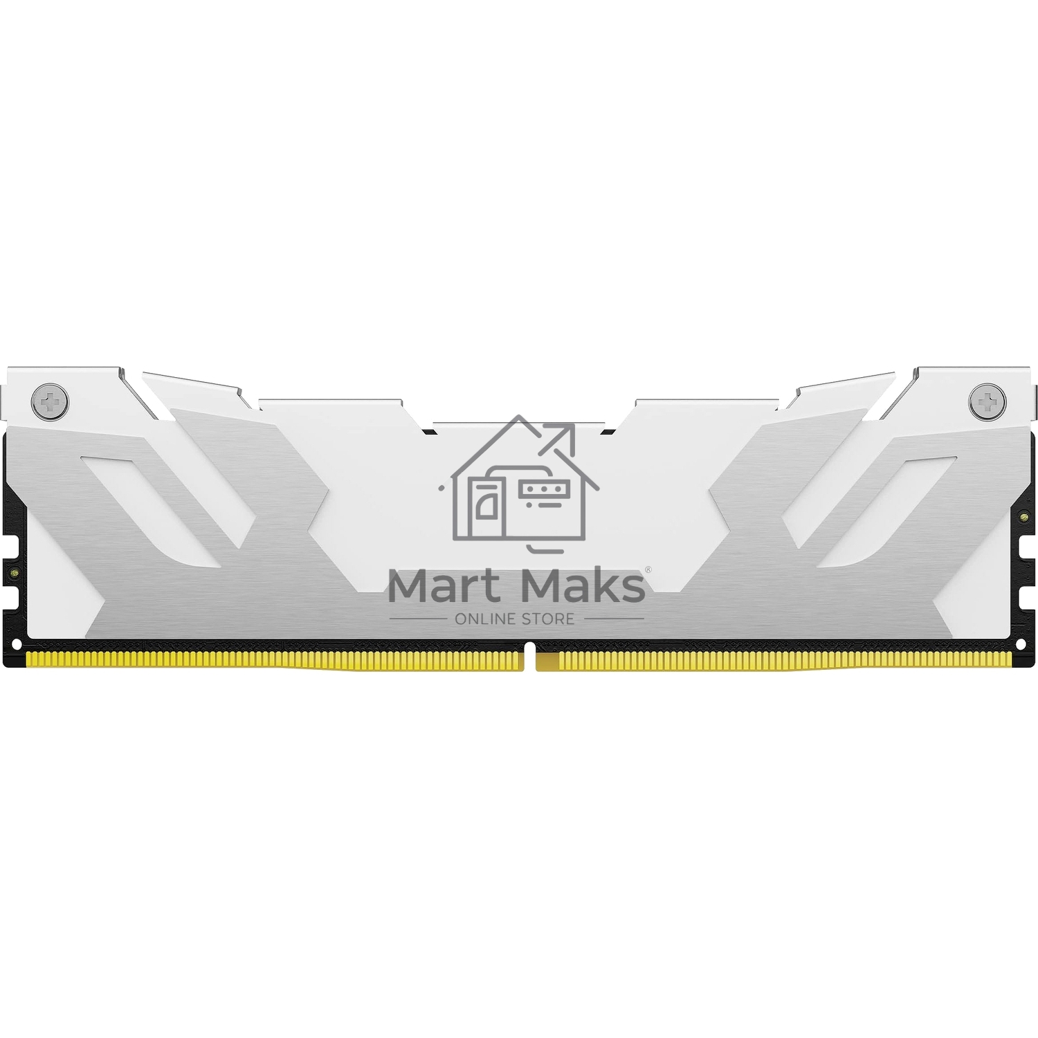 Оперативная память Kingston Fury Renegade, DDR5, 32GB (1x32GB), 6400MHz, CL32, DIMM, радиатор, белый