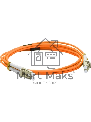 Патч-корд Lanmaster LAN-2LC-2LC/OM3-2.0 2x50/125 OM3 LC дуплекс-LC дуплекс 2м LSZH оранжевый
