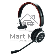 Гарнитура Jabra Evolve 65 TE чёрный, беспроводная, Bluetooth, до 16 ч