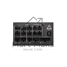 Блок питания MSI MEG Ai1300P (306-7ZP4A11-CE0), 1300Вт, 80 PLUS Platinum, 120мм, модульный, черный/золотой