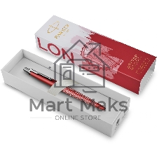Ручка шариковая Parker Jotter London K179 (2221603) красный мет. M син. черн. подар.кор.