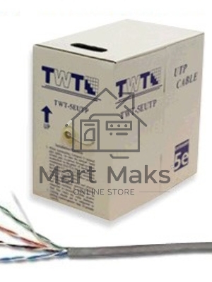 Кабель информационный Lanmaster TWT-5EUTP-LSZH кат.5е U/UTP не экранированный 4X2X24AWG LSZH внутренний 305м белый