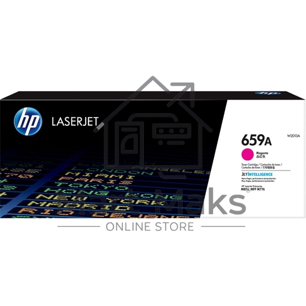 Картридж лазерный HP 659A W2013A пурпурный для HP LJ M856/M776 (13000стр.)