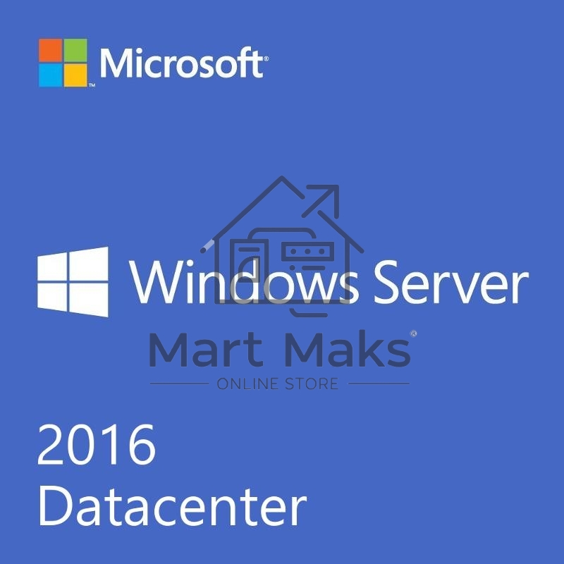 Лицензия OEM WIN SVR DATACTR 2016 RUS 64B 1PK DSP 16CR MS