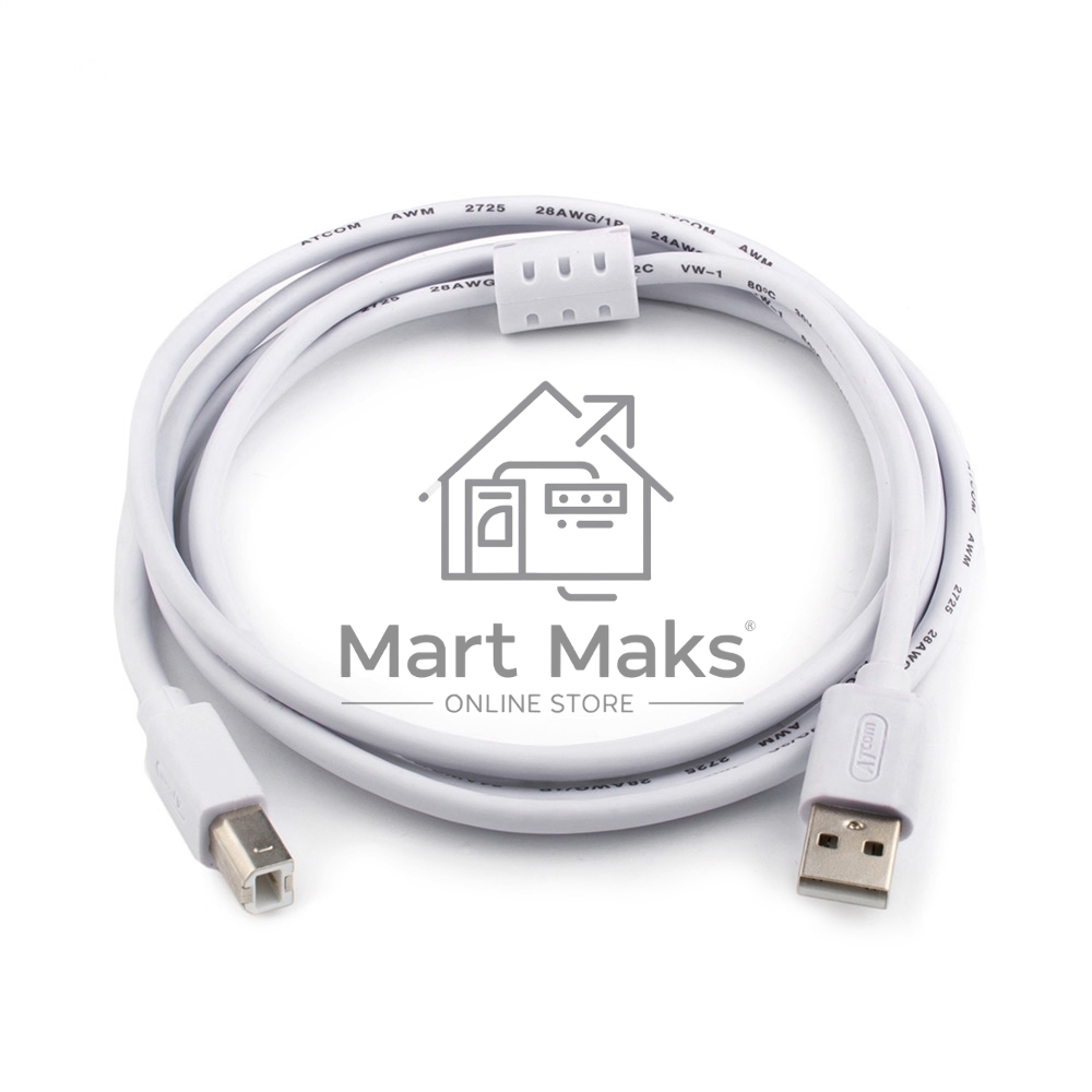 Кабель USB 2.0 (A-B) 3.0 м Atcom (AT8099)