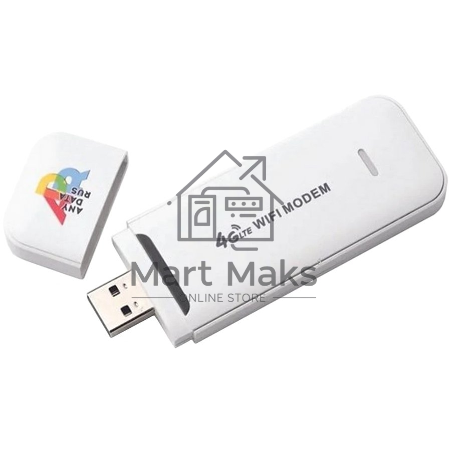 Модем 3G/4G Anydata W150 USB Wi-Fi Firewall +Router внешний белый