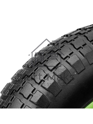 Колесо пневматическое 3.25/3-8, длина оси 65мм,подшипник 20мм Сибртех