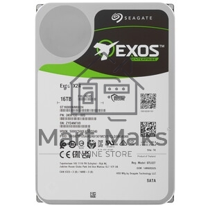 Жесткий диск HDD Seagate Exos X24 16Tb 7200rpm SATA 512Mb 3.5