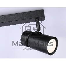 Накладной поворотный спот Ambrella light TA13178/2 BK черный GU10/2 max 12W 295*60*130