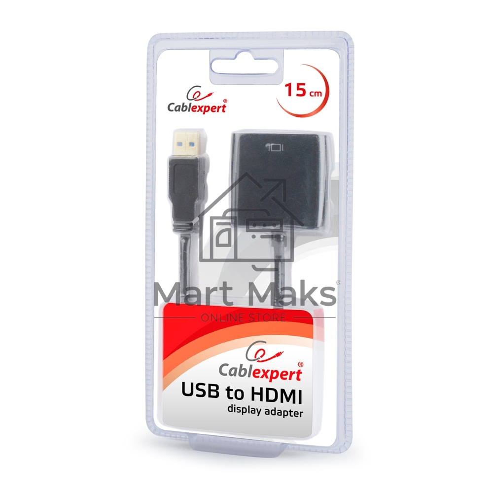 Видеоадаптер (конвертер) USB 3.0 --> HDMI Cablexpert A-USB3-HDMI-02