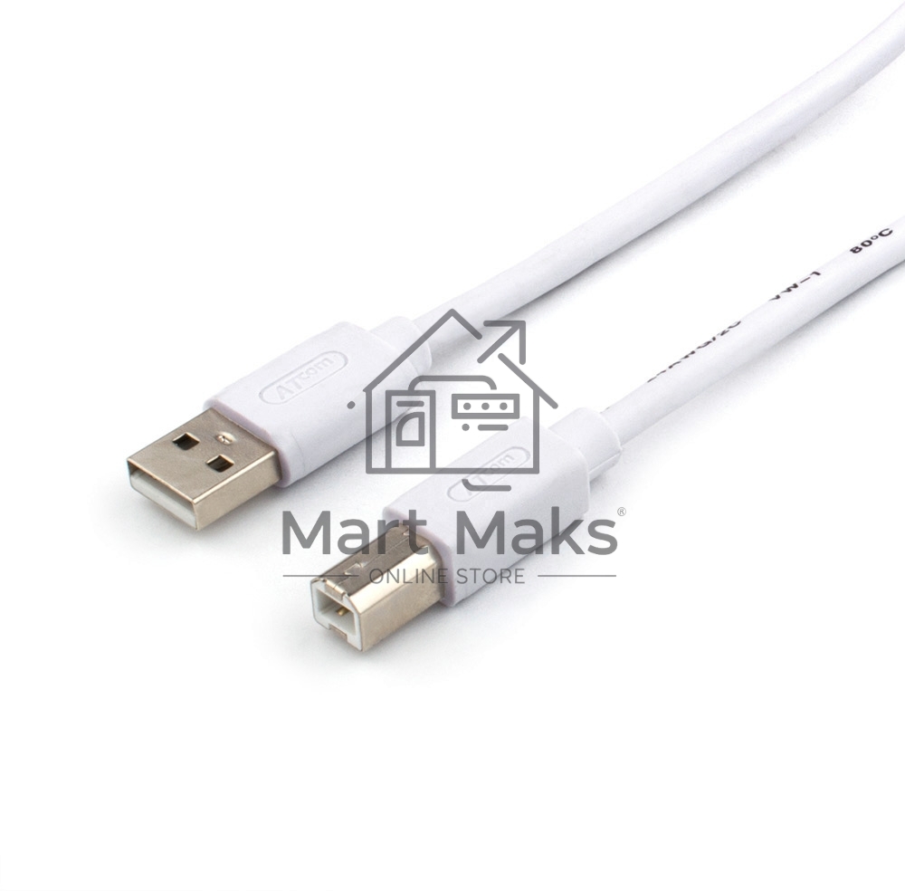 Кабель USB 2.0 (A-B) 3.0 м Atcom (AT8099)