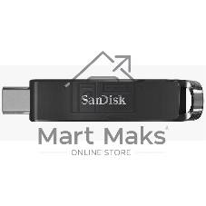 Флешка USB SanDisk CZ460 Ultra (SDCZ460-032G-G46), 32Gb, USB Type-C, R/W 150/30, черный